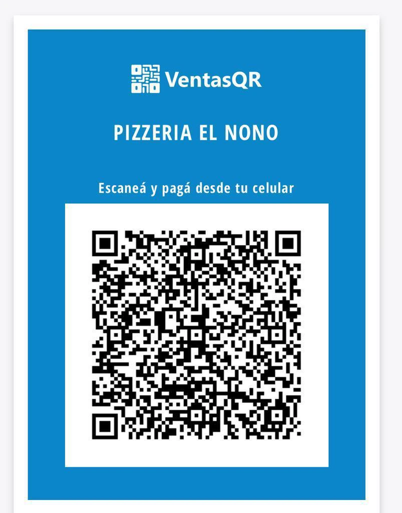 Código QR de pago de Pizzería El NONO (VentasQR): escanéalo y paga desde tu celular